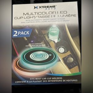 New still in the box multicolor led cup lights